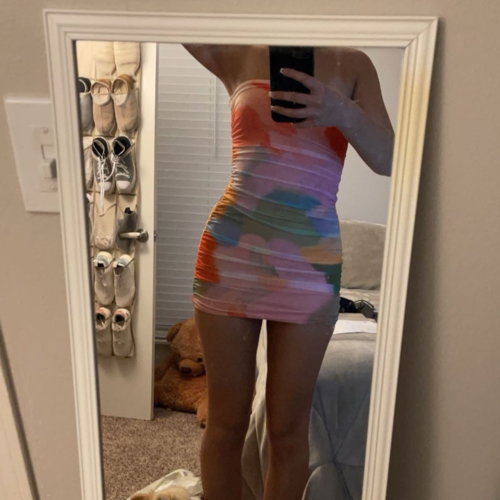 Princess Polly Pink Micah Mini Dress . Size 2, worn once